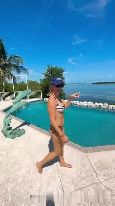 Vicky Stark Poolside Pussy Fuck Leaked Onlyfans Porn Video