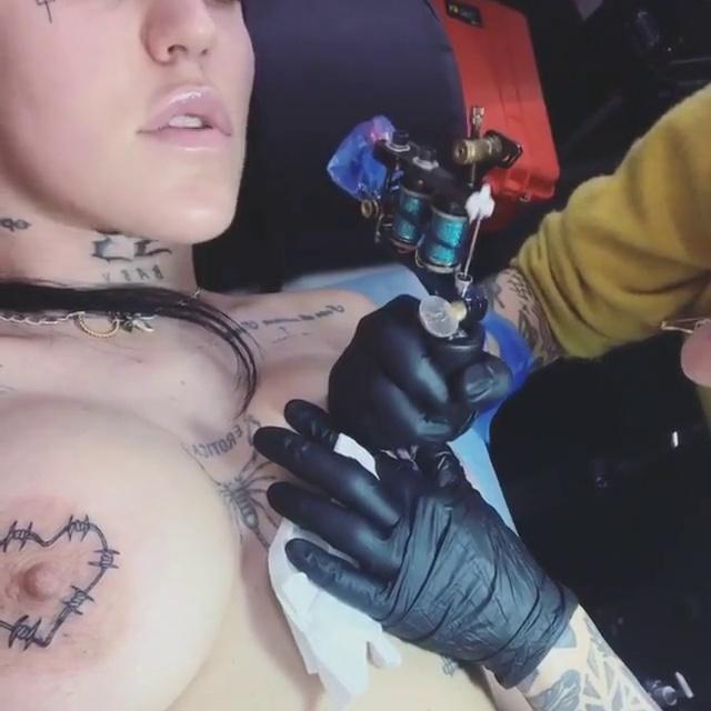 Brooke Candy Naked Pics & Videos — Disgusting Tattooed Body !