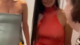 Demi Moore Flaunts Her Pokies at the Fendi SpringSummer  Fashion Show