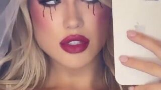 Stefanie “Baby G” Gurzanski Turns Up the Halloween Heat in Sexy Lingerie