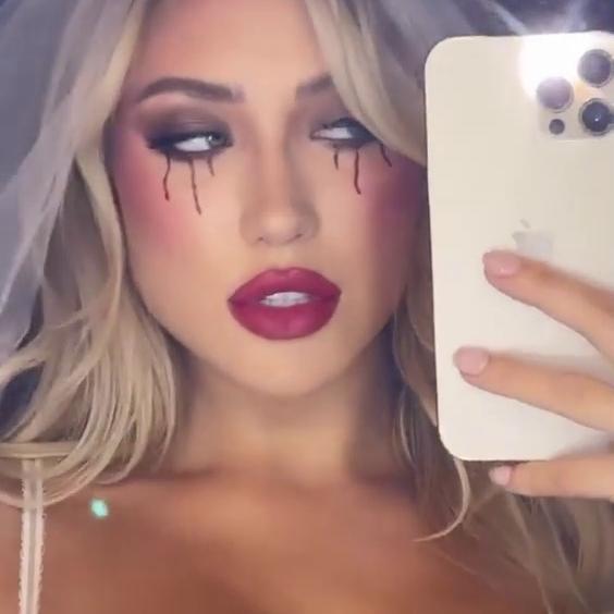 Stefanie “Baby G” Gurzanski Turns Up the Halloween Heat in Sexy Lingerie