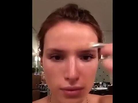 Bella Thorne Accidentally Posts Topless Thong Video On Snapchat
