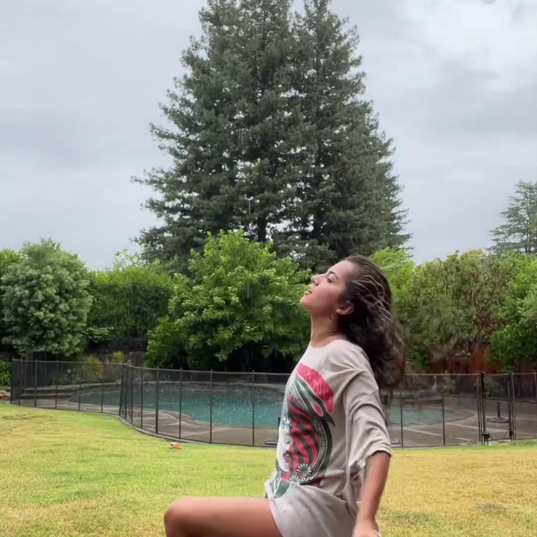 Isabela Merced Flaunts Her Tits Legs   + Video