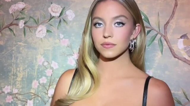 Sydney Sweeney Displays Her Cleavage in a Black Dress at the Variety’s Event  s