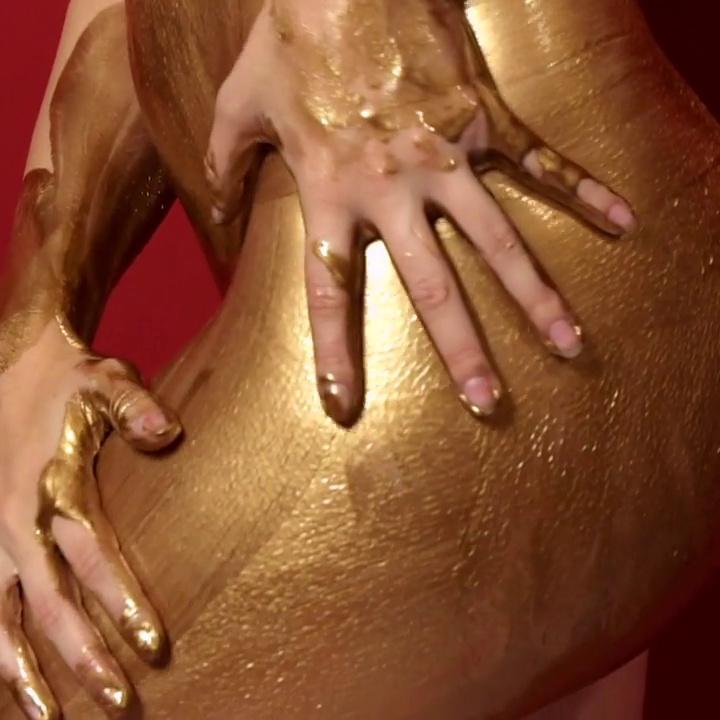 Lauren Summer Nude Patreon Gold Body Paint Video  Nudes