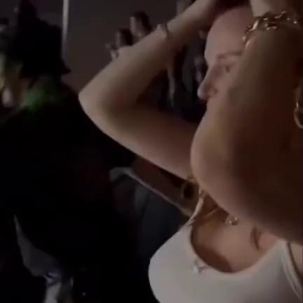 Bella Thorne Displays Her Tits in a Club   + Video