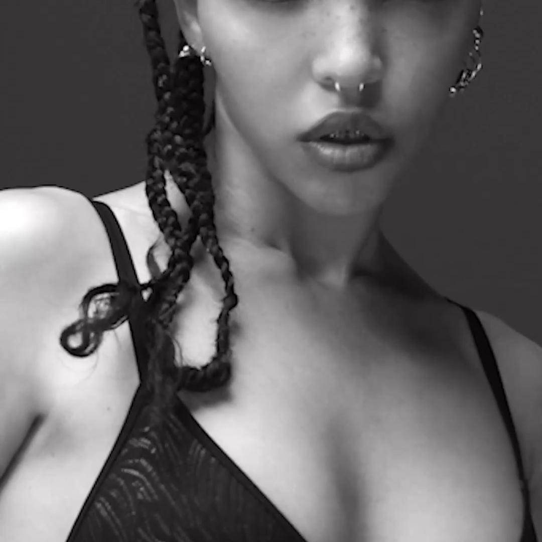 FKA Twigs Poses for Calvin Klein