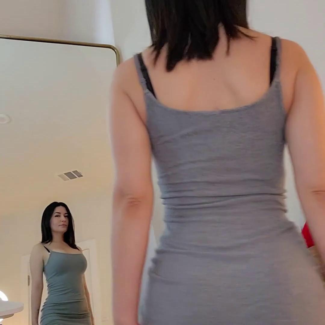 Alinity Nude Pussy Dress Strip PPV Onlyfans Video Leaked