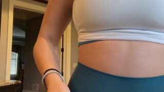 Christina Khalil Sexy Gym Outfit Strip Onlyfans Video Leaked