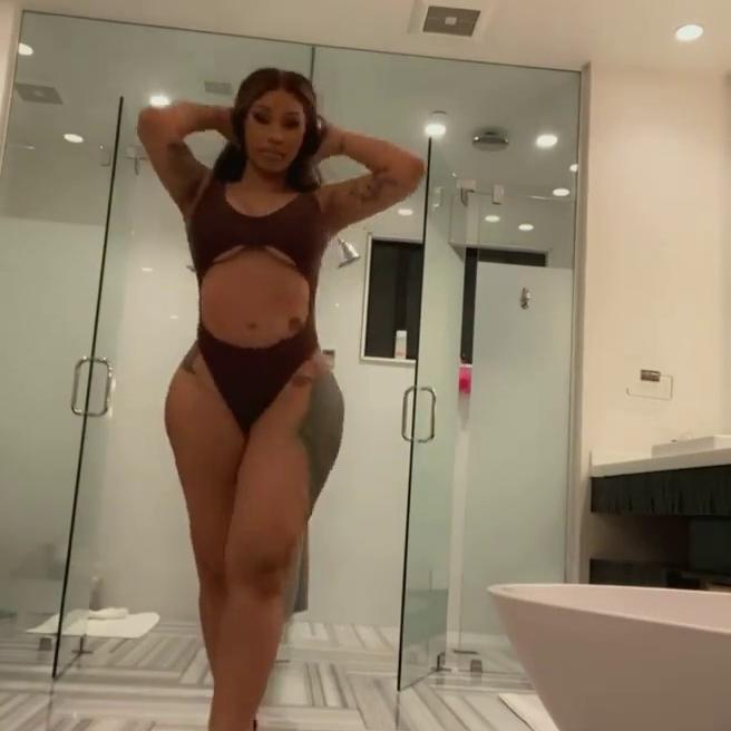 Cardi B Sexy One-Piece Modeling Video Leaked – OnlyFans