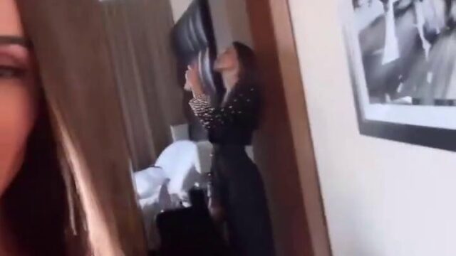 Olivia Culpo Attends the Revolve Party in a Revealing Top