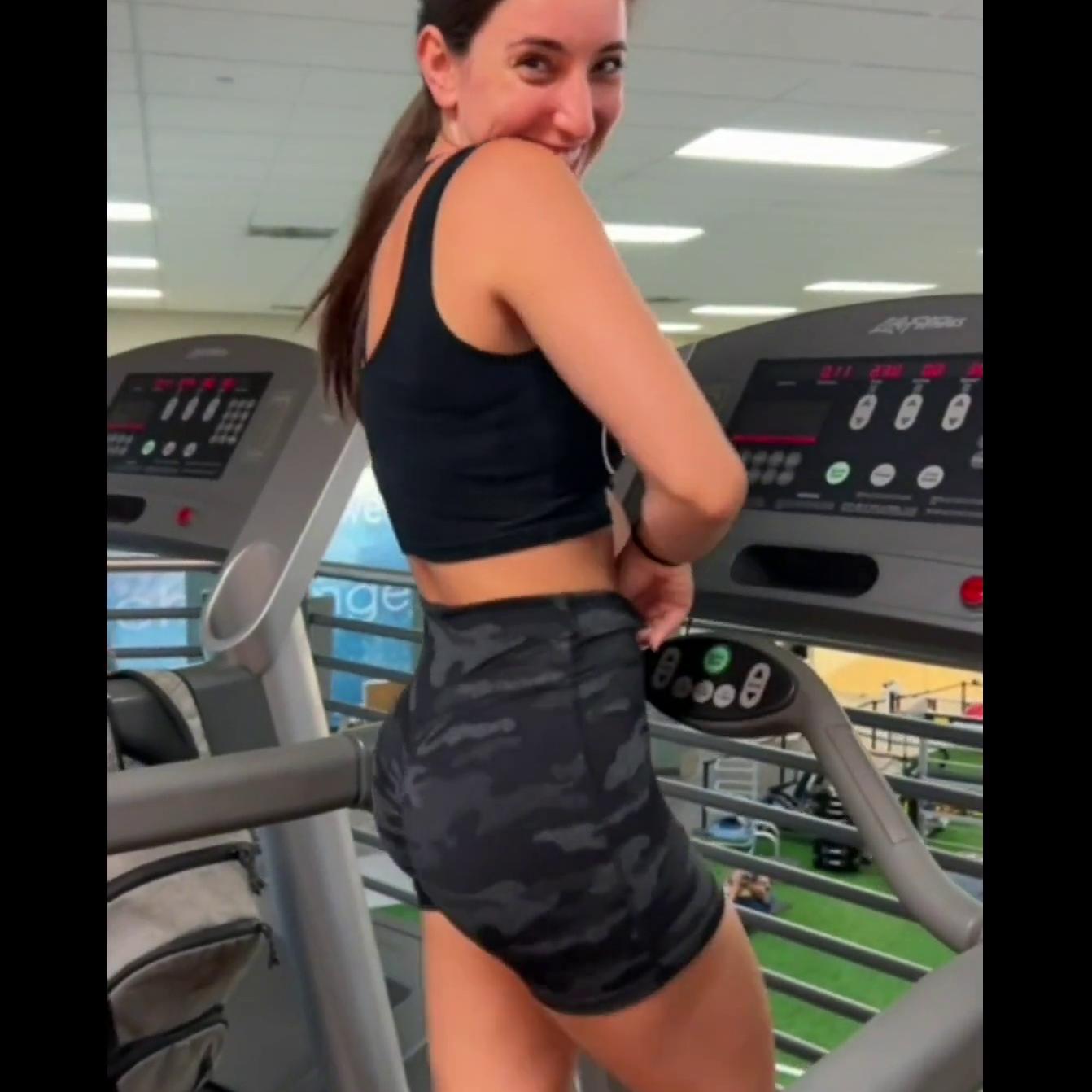 Christina Khalil Public Gym Shorts Strip Onlyfans Video Leaked