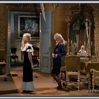 Nathalie Delon , Sybil Danning Bluebeard (1972) Sex Scene