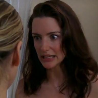 Kristin Davis nude sauna Sex and the City Sex Scene