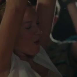 Hannah Kasulka in Plus One (2013) Sex Scene