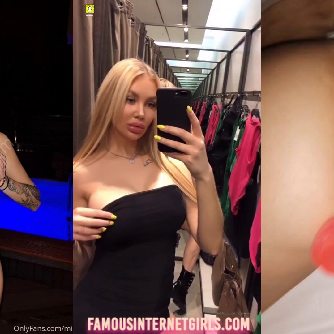 Milana Milks Touching Her Pussy In Bed Insta Leaked Videos