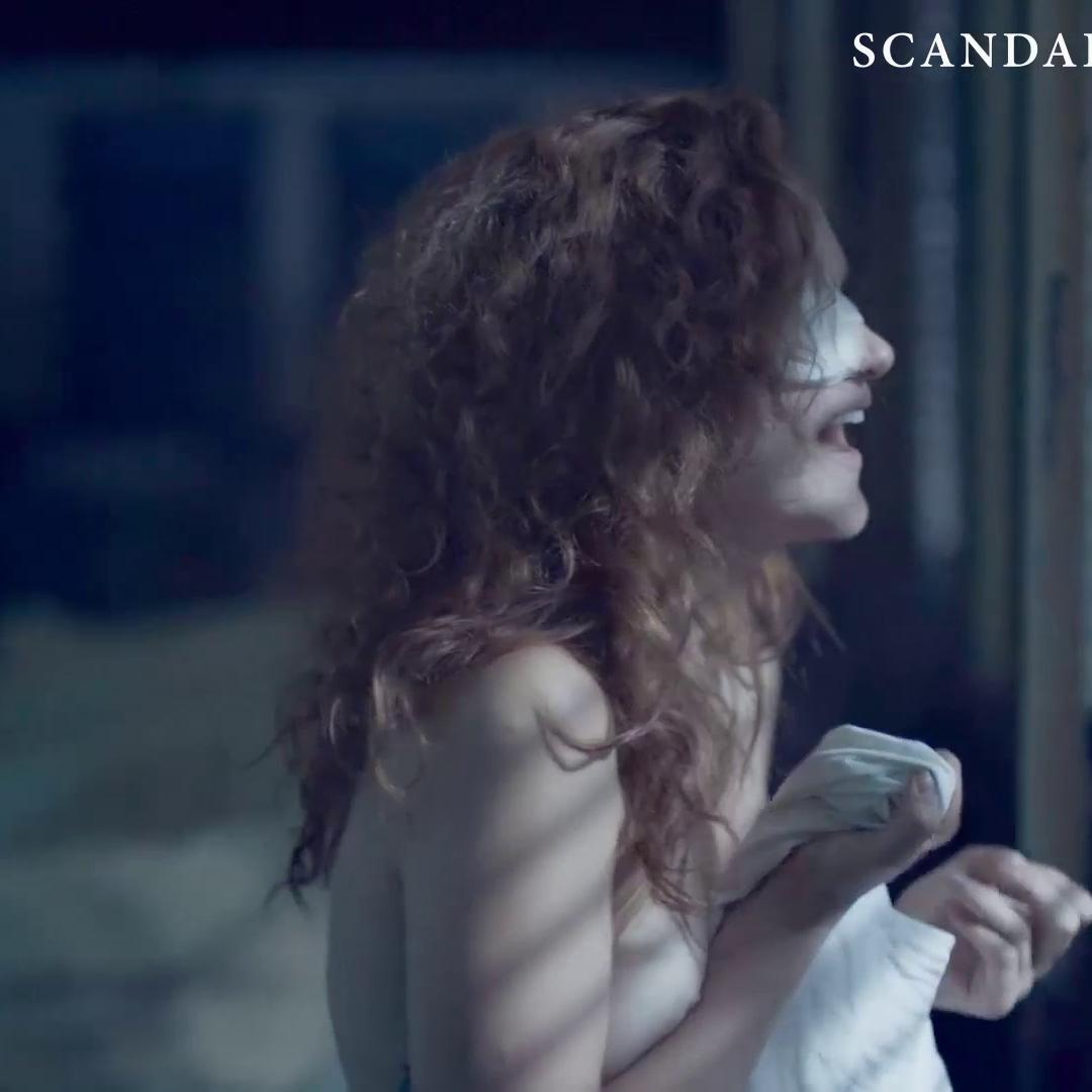 Madeline Brewer Nude Tits in ‘The Handmaid’s Tale’