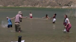 Juliette Lewis Nude Bush Scene from ‘Camping’